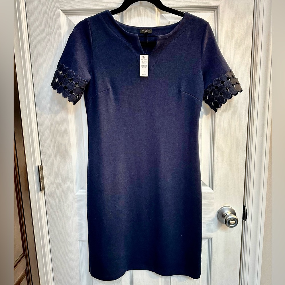 BNWT Talbot navy dress in size petite P